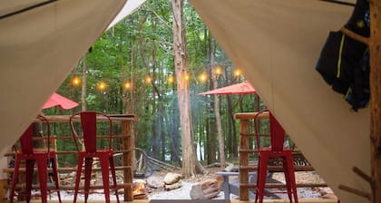 Pap's Glamp on Lake Hartwell