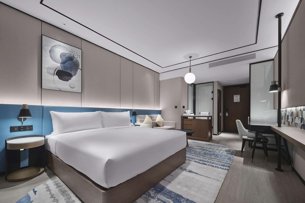 1 chambre, literie de qualité supérieure, couette en duvet d'oie