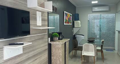 Condominium houses at Praia do Atalaia in Salinópolis, 500 meters from the beach