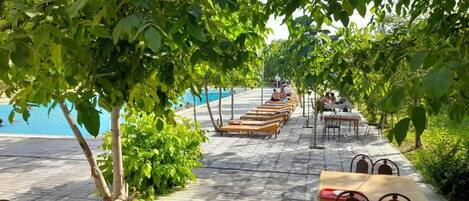 Seasonal outdoor pool