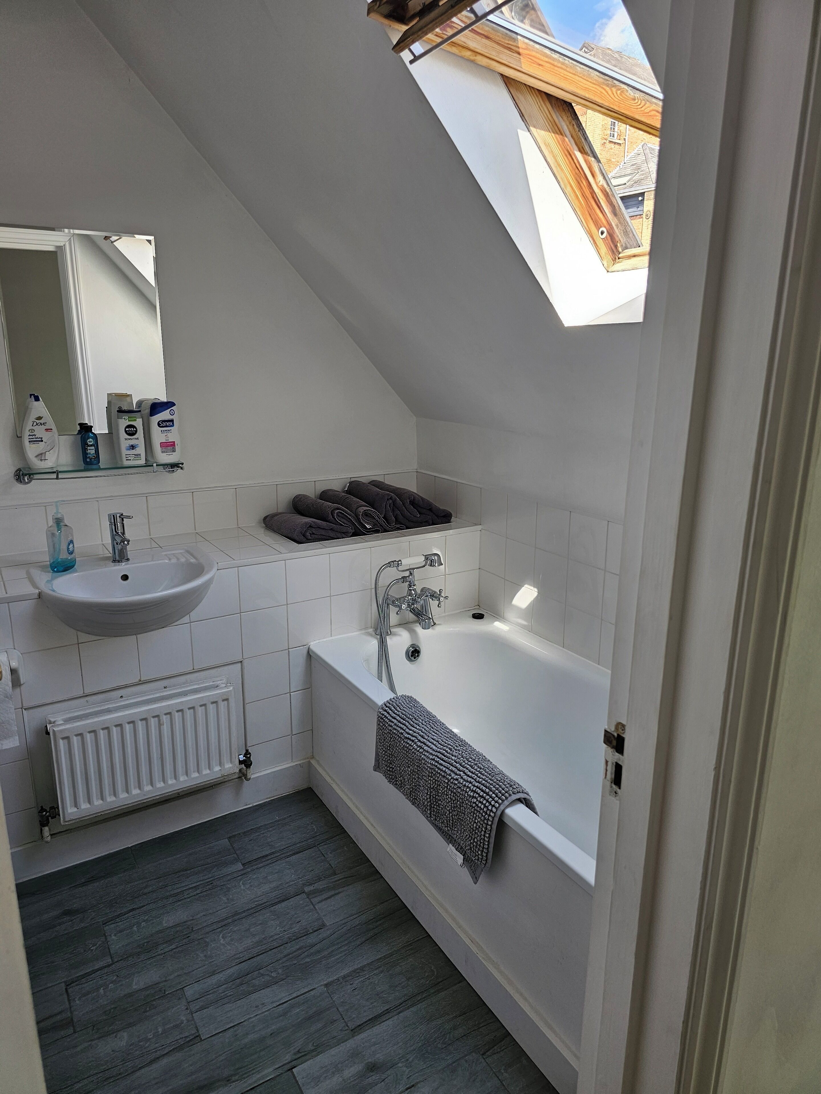 Toallas, jabón, shampoo