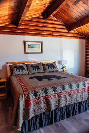 Chambre Tradition, 1 très grand lit, non-fumeur, vue montagne