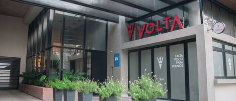 Entrada de l'allotjament