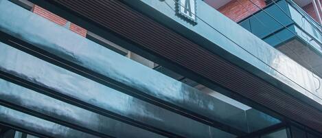 Fassade der Unterkunft