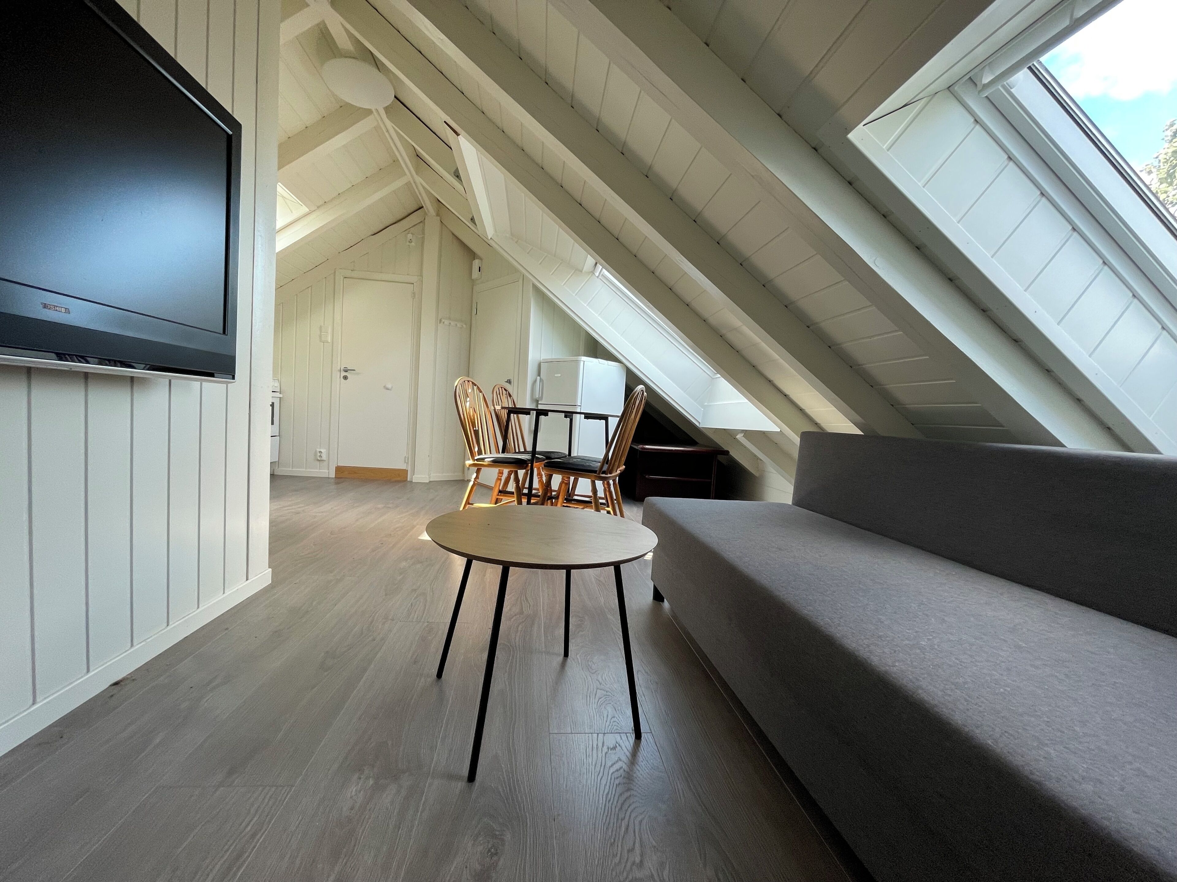 Appartement, 1 chambre, fumeurs, vue ville | Coin séjour