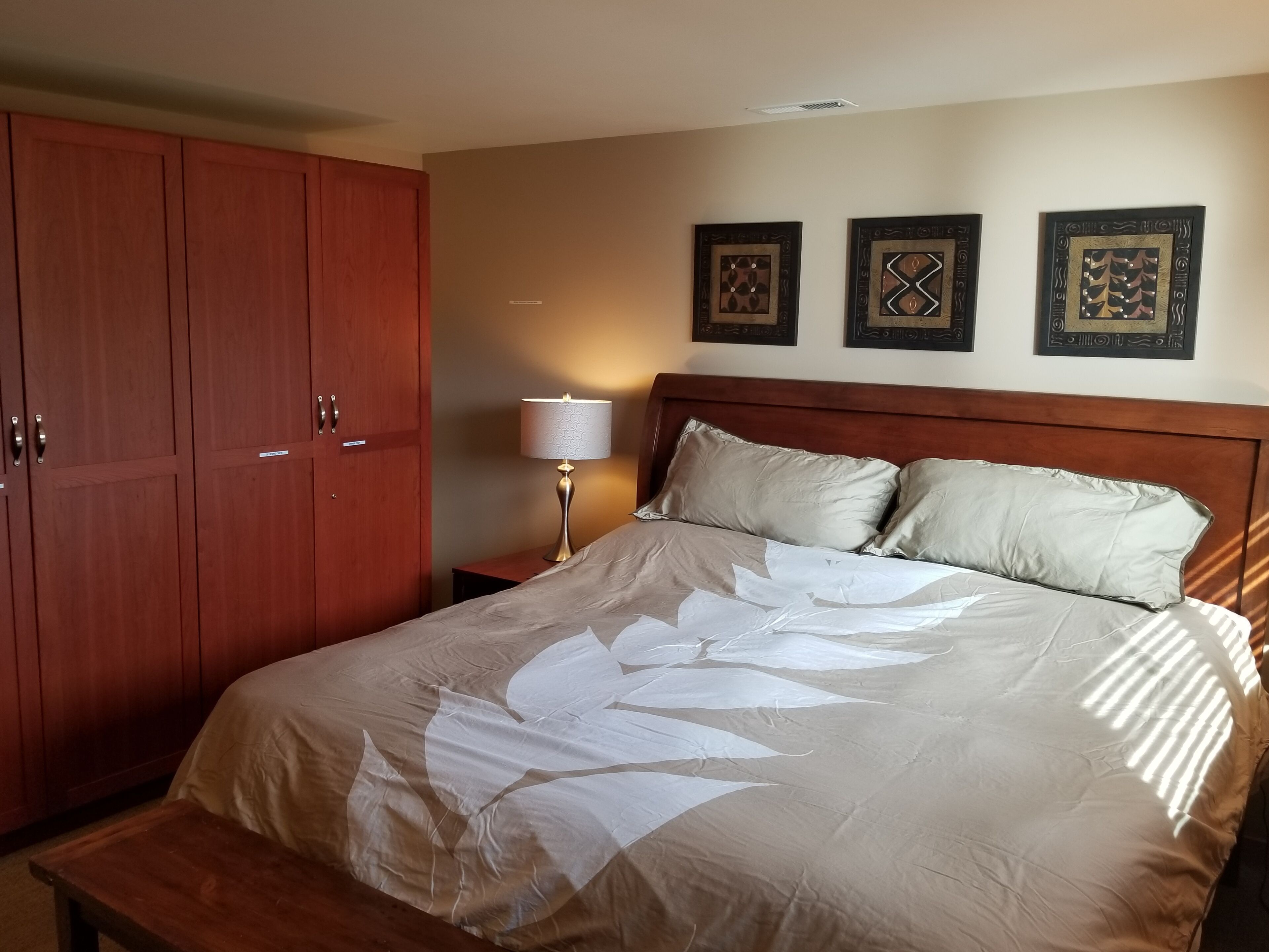 1 Schlafzimmer, Bügeleisen/Bügelbrett, kostenloses WLAN, Bettwäsche