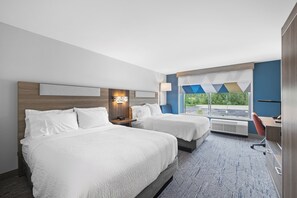 Standard Room, 2 Queen Beds, Accessible, Non Smoking (Communications) | Desk, free WiFi, bed sheets - Holiday Inn Express & Suites Marinette by IHG (Marinette)