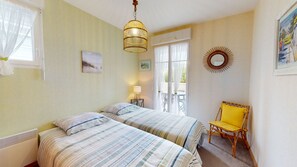 2 slaapkamers, een strijkplank/strijkijzer, wifi (toeslag)
