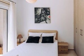 Ferienhaus, 2 Schlafzimmer, Balkon, Gartenblick
