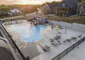 Indoor pool, a heated pool