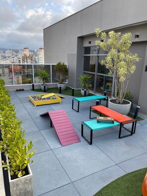 럭셔리 아파트 | 숙박 시설 구내