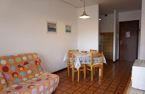 Apartment, 1 Bedroom, Balcony, Pool View | Living room - Super Nice Apartment for 5 Guests With Pool and AC by Beahost Rentals (Caorle)