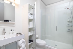 Hair dryer, towels, soap, toilet paper - Luxury Condo in the heart of Oxford. Steps from Square & Ole Miss (Oxford)