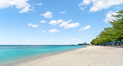 In-Between Ritz Carlton and Westin | Oceanview 1BR on Seven Mile Beach