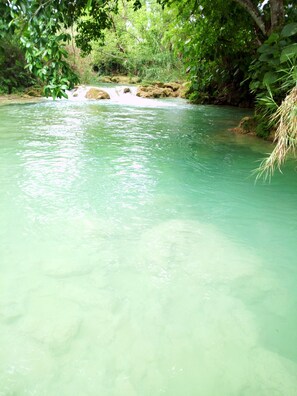 Rom, 1 soverom, røyk, terrasse | Innsjø