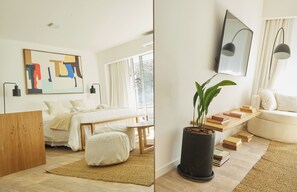 1 chambre, coffres-forts dans les chambres, fer et planche à repasser