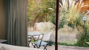 Chambre Double Deluxe, vue jardin | Vue sur le jardin