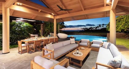 Unmatched location Four Seasons Hualalai 5BR/5BA Ocean Estate 6500sqft 3/4 acre