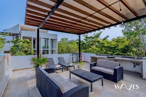 Casa, 3 habitaciones, alberca privada | Terraza o patio