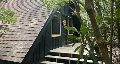 A-frame Blue Ridge Parkway Cabin - Treehouse porch