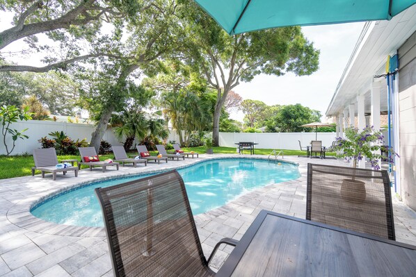 Außenpool, beheizter Pool