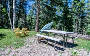 Outdoor dining - "Peace & Quiet", Nature's Retreat, 50 yds from Trailhead, Wildlife Galore (Cloudcroft)
