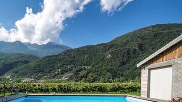 Una piscina riscaldata