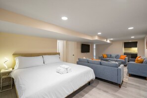 6 chambres, fer et planche à repasser, draps fournis