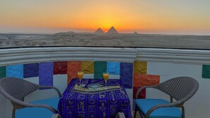 Quarto casal ou duplo luxo | Terraço/pátio