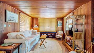 Tv, dvd-afspiller, bøger, videobibliotek