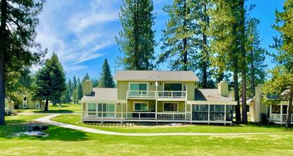 Breath in Fresh Mt Spring Air from a Private Deck w/a River & Golf Course View