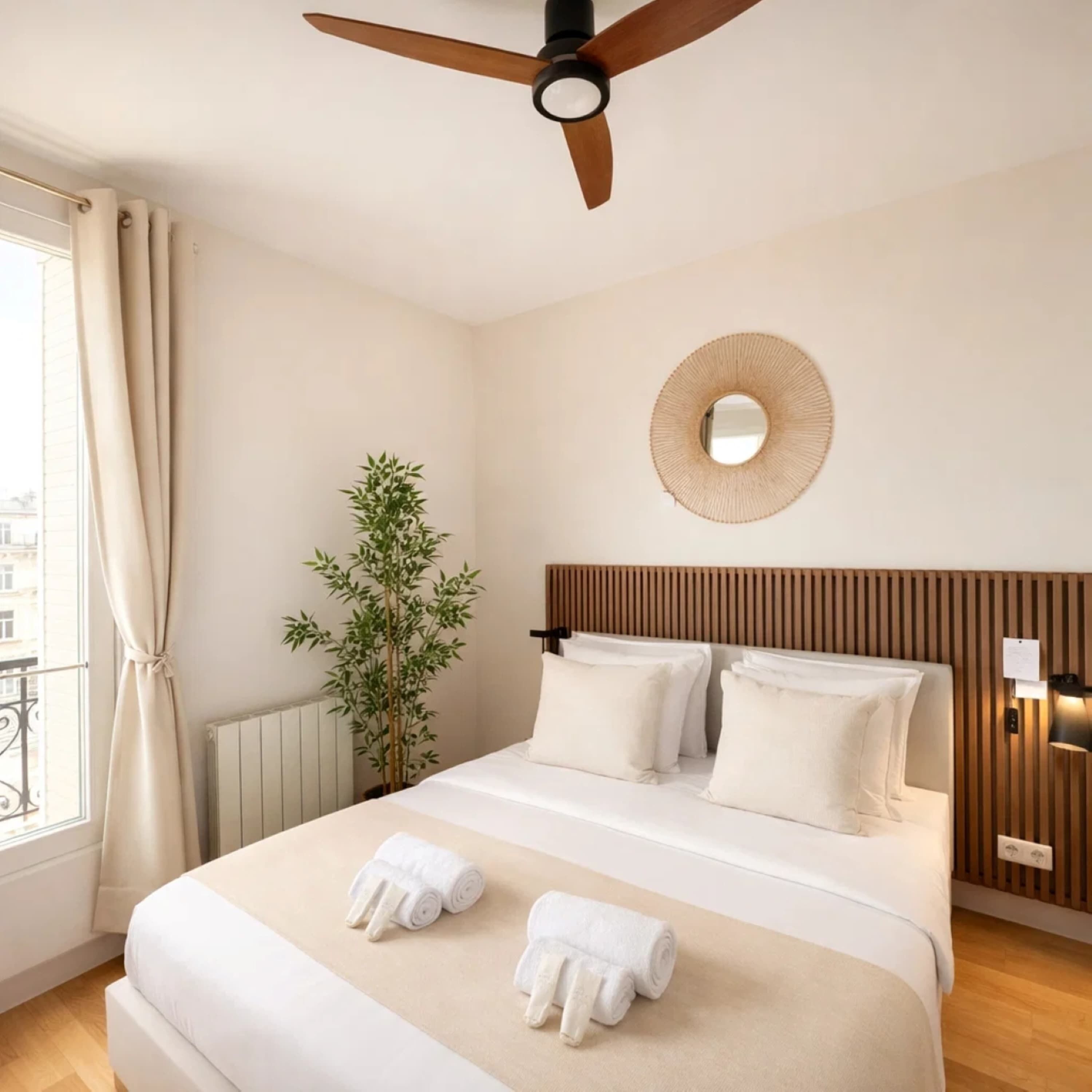 1 chambre, fer et planche à repasser, lit parapluie, Wi-Fi