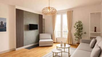 Televisie en een kantoor