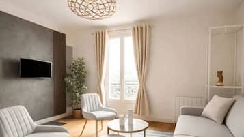 Televisie en een kantoor