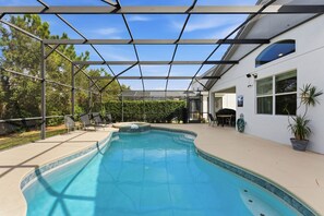 Indoor pool, a heated pool