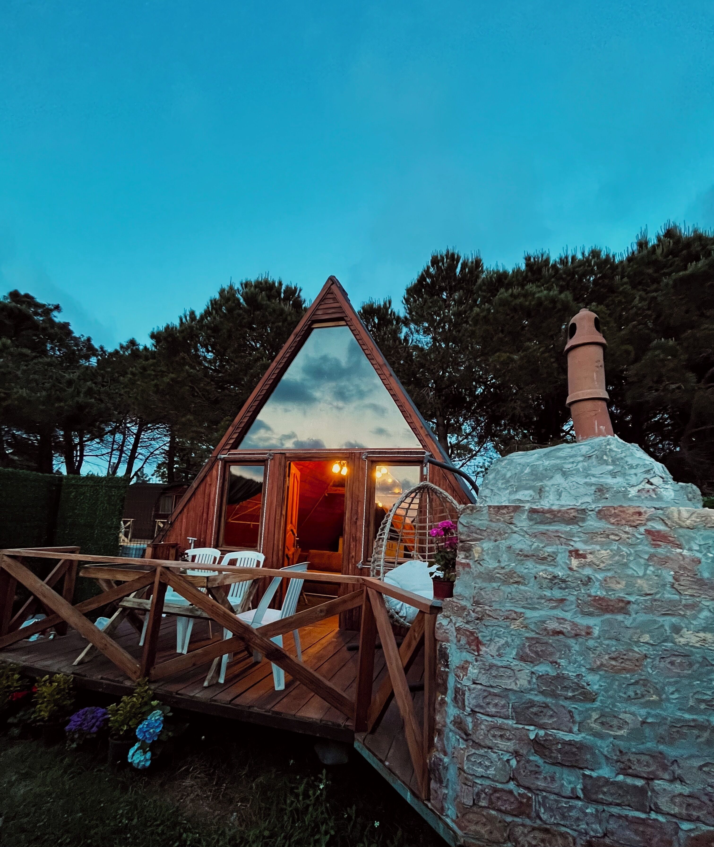 Overnatningsstedets facade