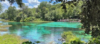 Travel and discover central Florida Springs while staying in our modest home.