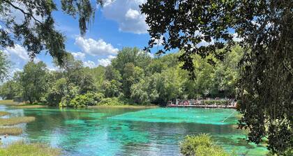 Travel and discover central Florida Springs while staying in our modest home.