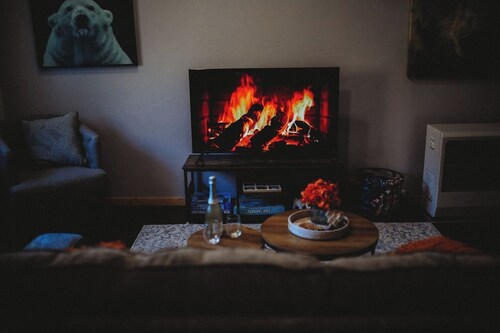 Raven’s Landing #8 cozy private cabin Northern Lights