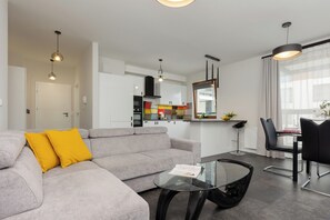 Apartment, 1 Bedroom, Balcony | Living room - Apartment Grzybowska 85 by Renters (Warsaw)