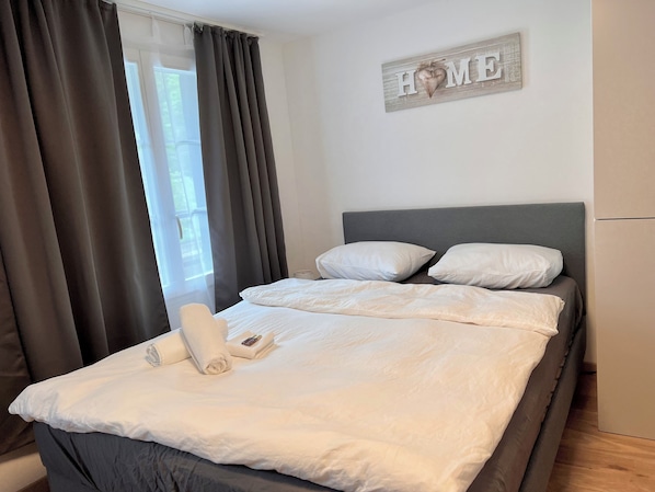 1 Schlafzimmer, kostenloses WLAN, Bettwäsche