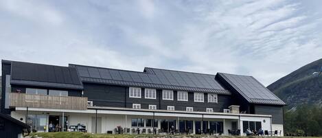 Façana frontal de l'allotjament