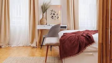 1 bedroom, iron/ironing board, WiFi, bed sheets