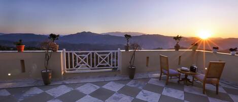 Vue depuis l’hébergement