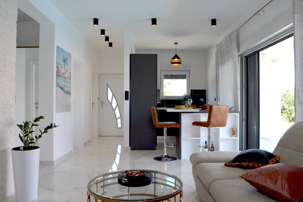 Villa, 2 soverom, røyk, privat basseng | Oppholdsområde