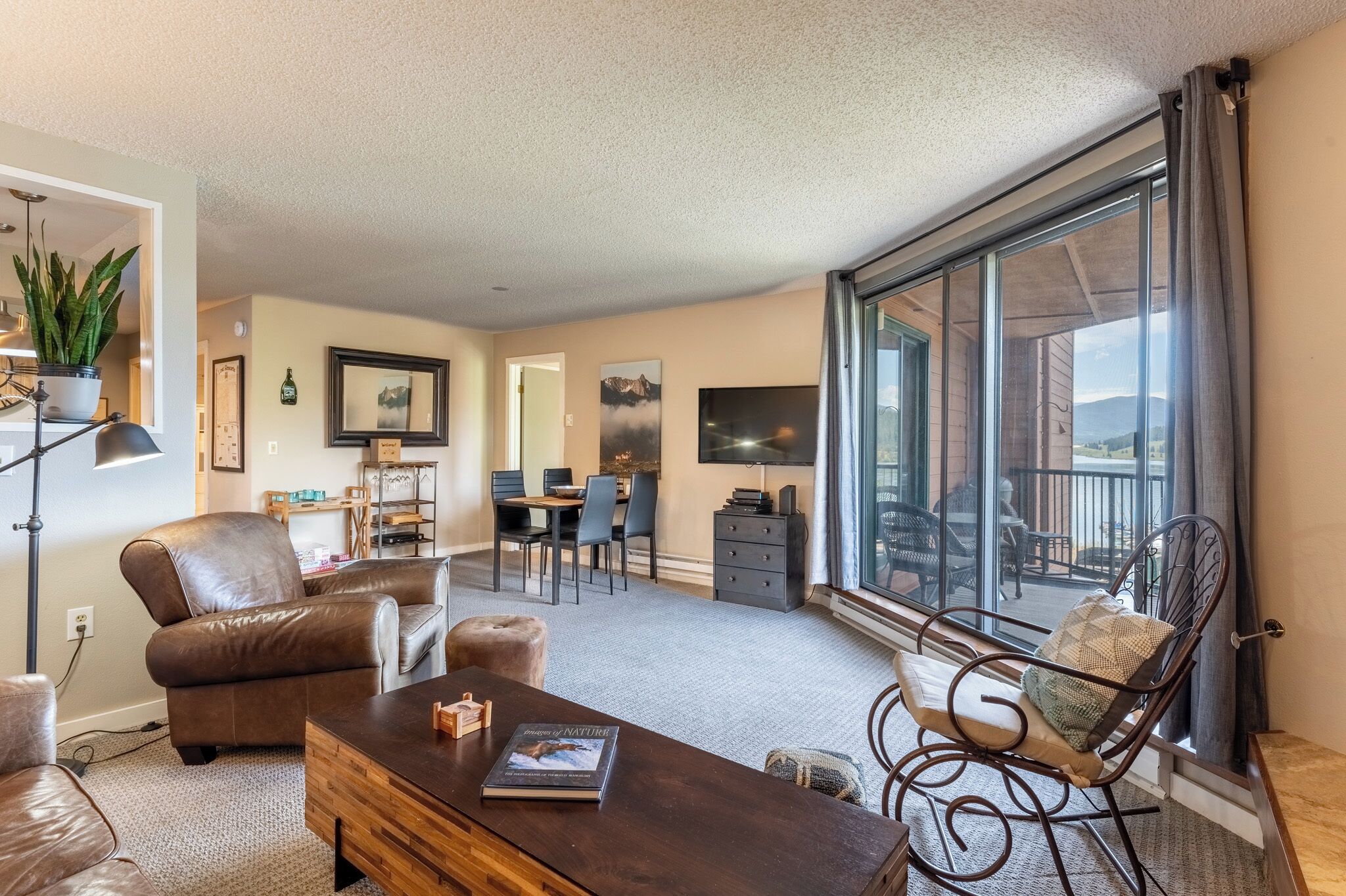 Incredible location in Dillon, Private Balcony overlooking Dillon Marina
