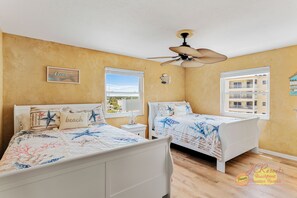 2 bedrooms, iron/ironing board, internet, bed sheets