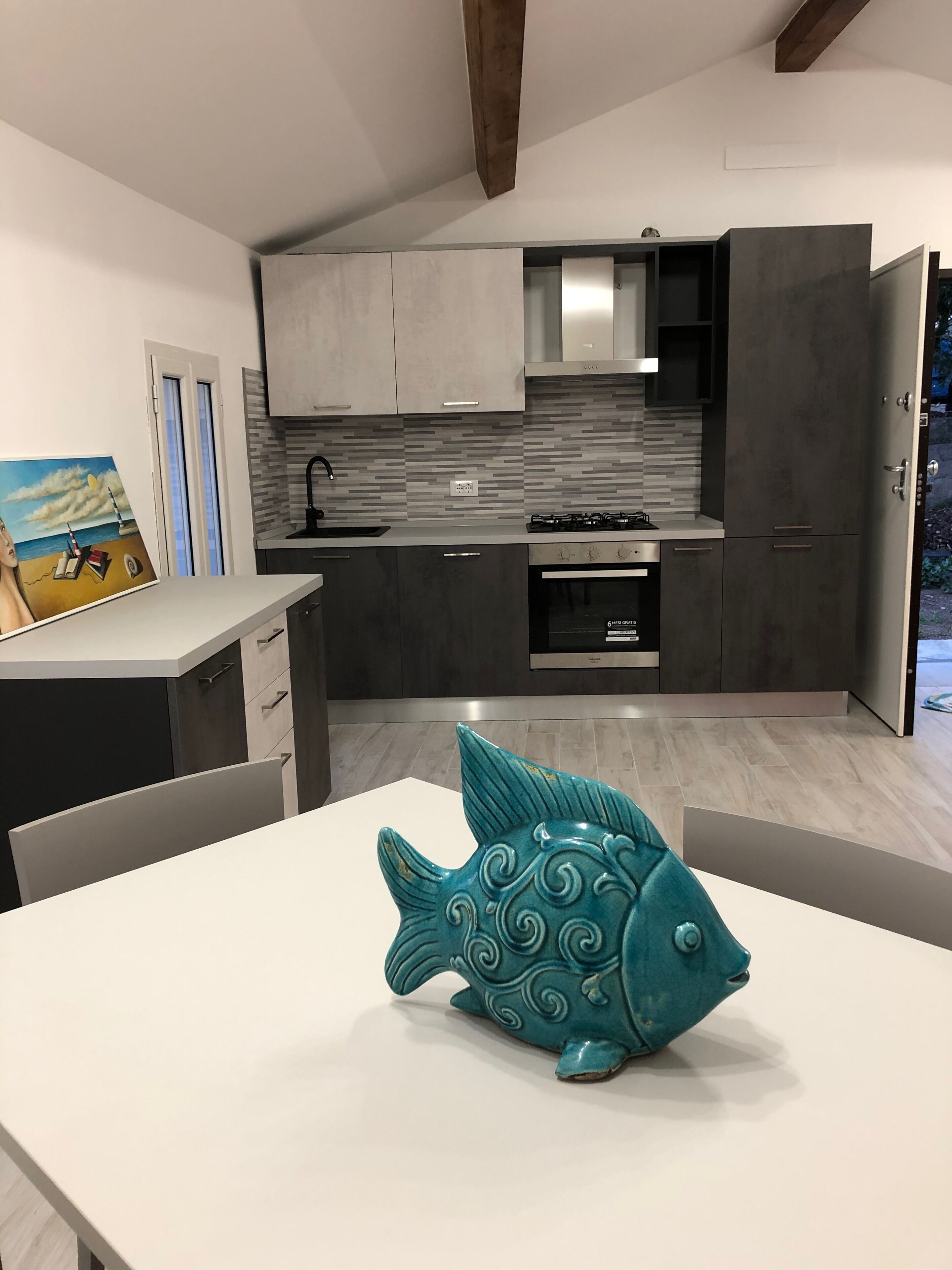 Ferienhaus, 1 Schlafzimmer, Balkon, Gartenblick | Innenbereich