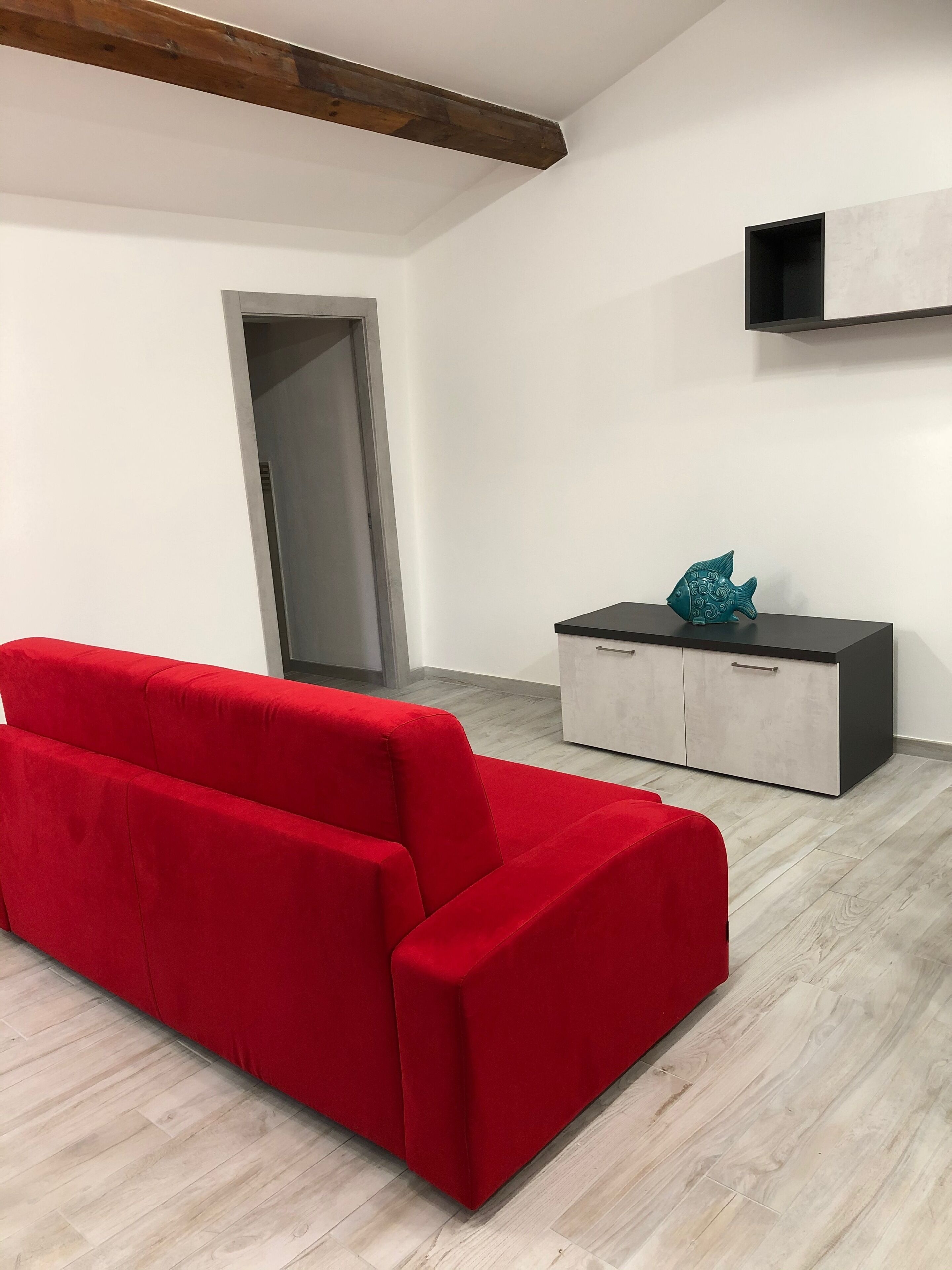 Ferienhaus, 1 Schlafzimmer, Balkon, Gartenblick | Lounge