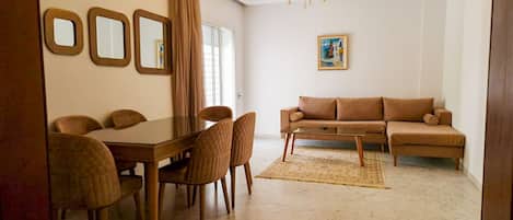 Appartement, 2 chambres, accessible aux personnes à mobilité réduite, fumeur | Restauration